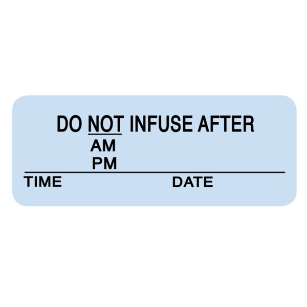 Label, To Be Irradiated 7/8" x 2-1/4" Flr Pink w/Black